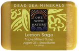 One With Nature, Dead Sea Mineral Bar Soap, Lemon Verbena, 7 oz