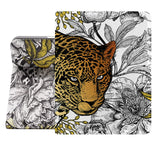 Berkin Arts for iPad (A16) 11th Generation 11 Inch 2025 iPad 10th 10.9 inch 2022 Folio Case Premium Leather Cover Maximalism Leo