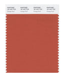 PANTONE Smart 18-1447X Color Swatch Card, Orange Rust