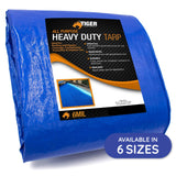 Durable, Heavy Duty & Waterproof 40 x 60 All Purpose 6 MIL Tarp by Tiger Tough