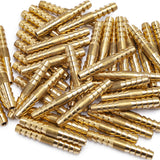 LTWFITTING Brass Barb Splicer Mender 3/16Inch Hose ID Fitting Air Water Fuel Boat(Pack of 10)