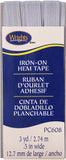 WRIGHTS Silver IronOn Hem Tape 1/2 X3yd, 1 Count (Pack of 1)