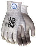 MCR Safety Memphis Dyneema Polyurethane Gloves, XLarge, White/gray, Pair