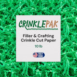 USA Made Crinkle Cut Paper Shred Filler Great for Shipping Packages, Gift Wrap, Basket Filling and All Other Occasions 10 LBS (G