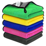 Mappa Microfiber Car Cleaning Cloth 600 GSM (30x40 cm) Microfiber Cloth for Car and Bike Scratchless Drying and Detailing 30x4