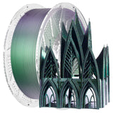 Chitu Systems Conjure Chameleon PLA 3D Printer Filament, Burnt Titanium Green Shiny Galaxy Blue/Green/Purple/Gold 1.75mm Filamen