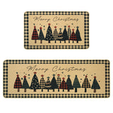 GRANNY SAYS Christmas Kitchen Rugs, Sets of 2 Kitchen Mats for Floor, Christmas Decorations Indoor, Washable Rugs for Kitchen Fl