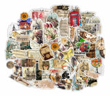 BirdS Mind 59 Pcs Vintage Stickers For Journals Notebook Aesthetic Scrapbook Stickers