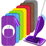 FORSPEEDER Reusable Mop Pads for Swiffer WetJet, Wet Pads Refills for 12'' Spray Mop, Microfiber Refill Machine Washable Up to 1