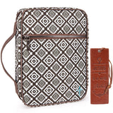 Montana West Bible Cover for Women Men with Leather Bookmark Book Carrying Cases Church Bag for Outdoor Protective