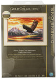 Dimensions Gold Collection Counted Cross Stitch Kit, The Silent Flight, Beige Aida, 16 x 11, multicolored, 18 Count