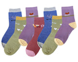 Ally Vinny Kids Cotton Crew Socks For Boys & Girls (12 Years) | Soft Breathable Cotton Blend Daily Wear Socks | Bear Love Hello