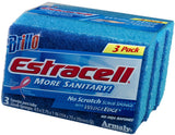 Brillo Estracell No Scratch Scrub Sponge with Wedge Edge, 3Count
