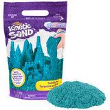 Kinetic Sand, Twinkly Teal 2lb Bag of All-Natural Shimmering Play Sand for Squishing, Mixing and Molding, Sensory Toys for Kids
