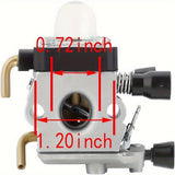 1 Pack Hipa Precision Carburetor Kit - Universally Compatible with Stihl FS55R FS80 FS75 FR85 FC75 HL75 HL75K Trimmers and Edgers - Direct Replacement for 4137 120 0614 - Genuine Hipa Brand for Trusted Quality