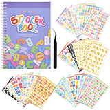 1700+ Pcs Alphabet Stickers, 30 Sheets Self-Adhesive Mixed-Size Mini Letter Colorful Alphabet Number Sticker for Labels DIY Craf