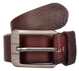 Exotique MenS Red Casual Genuine Leather Belt(Bm0025RdMedium)
