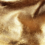 Coatings Foil Lame Knit 59inch Wide Metallic Fabric Covering Plants 6 Yards(6Yards Gold)