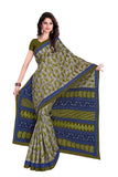 Tamaira Fashion Womens Plain Weave Cotton Saree (Ri 1354_Grey)