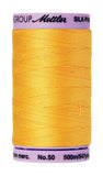 Mettler 91040120 SilkFinish Solid Cotton Thread, 547 yd/500m, Summersun