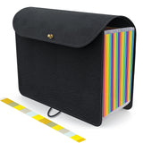 Nisun Pu Leather Expanding File Folders, A4/Letter Size Paper Holder, Accordion Folder, Documents Organizer For School, Home, Of