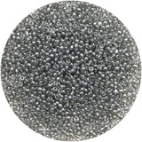 Bulk 4mm Transparent Gray Seed Beads for Jewelry Making 110 Grams About 1600pcs,6/0 Glass Craft Beads for Making Earrings, Brace