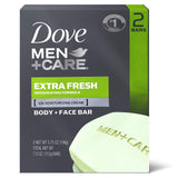 Dove Men+Care Body and Face Bar to Clean and Hydrate Skin Extra Fresh Body and Facial Cleanser More Moisturizing Than Bar Soap 3