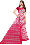 Tamaira Fashion Womens Plain Cotton Saree Without Blouse Piece (1338_Pink_Pink)