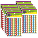 Teacher Created Resources Superhero Mini Stickers, 0.5, 378 Per Pack, 12 Packs