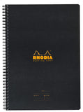Rhodia Efficient Meeting Notebook, Black 8.25 x 6.25