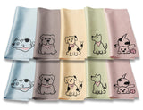 TreVee Microfiber Cleaning Cloth - Microfiber Cloth Fabric Wipe for Cleaner Lens, Eyeglasses, Phone Screen - Cute Dog Design 10-