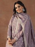 Libas Women'S Silk Blend Kurta Set (49517Rl_Mauve