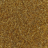 Miyuki Delica 11/0 Seed Beads - Glass Beads Bulk 5 Grams & Size 1.6mm 1000 Pieces Glass Seed Beads 24K Gold Plated (DB031)