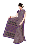 Tamaira Fashion Womens Cotton Saree Without Blouse Piece (802_Purple)
