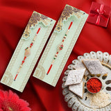 Store Indya Premium Rakhi Set Of 2 A Protective And Stylish Symbol Of Love And Blessings For Brothers And Sisters,Nylon,Multicolor