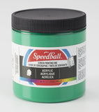Speedball Acrylic Screen Printing Ink, 8 fl. oz, Emerald Green 8 Fl Oz