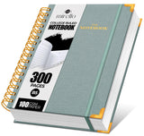 Thick Spiral notebook for work Journal for Women 150 Sheets, Sage green