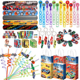 Vanblue Race Car Party Favors Hot Car Themed Birthday Party Decoration Racing Party Supplies Mini Vehicles Toy Gift for Boy Kids