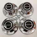4PCS Replacement for Ranger Bronco II Explore Chrome Wheel Center Cap Hub Caps-New