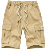 VtuAOL Casual Cargo Shorts for Women Comfy Soft Outdoor Loose Fit Camping Shorts Khaki US 4-6