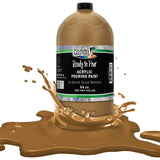 Pouring Masters 24 Karat Gold Ready to Pour Acrylic Pouring Paint - Premium 64-Ounce Pre-Mixed Fluid Acrylic Paint - Fluid Art S