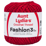 Coats Crochet 182.0006 Fashion Crochet Thread, 3, Scarlet