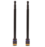 Malco MSHXLC1 6 in. C-RHEX Cleanable, Reversible Magnetic Hex Drivers (5/16? and 3/8?)- 2 pack