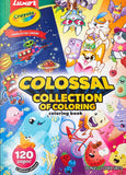Luxor Crayola Colossal Collection Coloring Book for Kids, 120 Large Coloring Pages, Matching Sticker Sheets, Whimsical Animals &