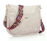 Adisa Trendy Hobo Shoulder Handbag For Women And Girls With Crossbody Sling Belt (Ad4082-Cre),Off White,,B0DXCW7JWB