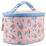 Bluey Makeup Bag - Makeup Organizer, Travel Toiletry Bag for Women & Girls | Cute Cosmetic Bag, Train Case for Kids, Travel Bag,