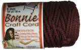 Pepperell Bonnie Macrame Craft Cord 6mmX100yd Burgundy