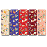 woopme Cute Cartoon Pet Cat Magnetic Bookmark for Students Kids Book Lovers Readers Gift Magnetic Page Clips Folding 4 PCs