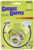 Garbage Gripper Band, 1 Pack of 2 Bands,White