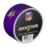 Duck Brand 282373 Minnesota Vikings NFL Team Logo Duct Tape, 1.88-Inch by 10 Yards, Single Roll
